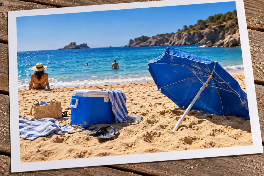 Original photo with an unwanted object in the scene